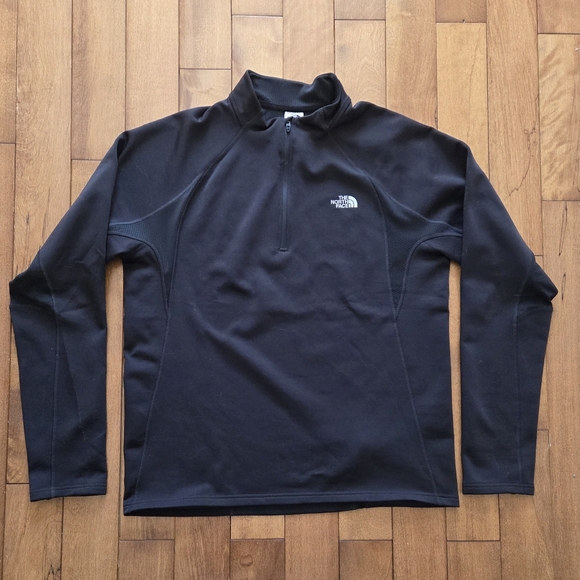 The North Face Other - The North Face Men's Black Quarter-Zip Mock Neck Running Pullover Size L